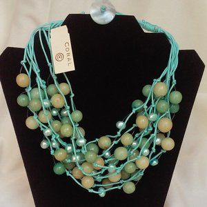 8 inch Choker Beaded Necklace by Coral